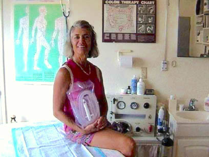sheila, colonic table, speculum, machine
